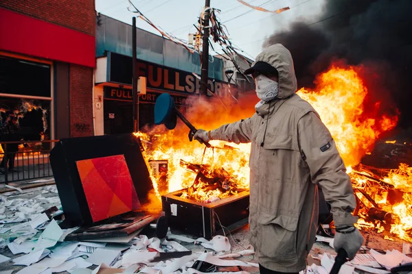 智利的抗议活动 — 图库照片