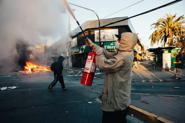 Protestas en Chile —  Fotos de Stock