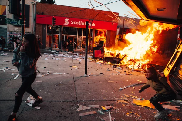 Şili 'deki protestolar — Stok fotoğraf