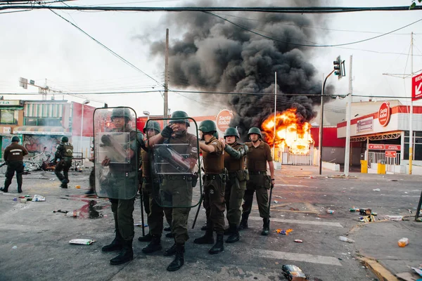 Protestas en Chile —  Fotos de Stock