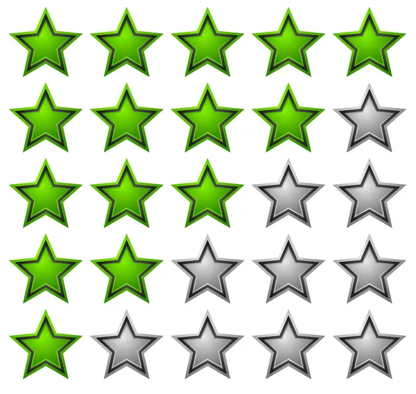 Derecelendirme ile parlak, canlı yıldız yıldız. (review sistemi 5 yıldızlı)