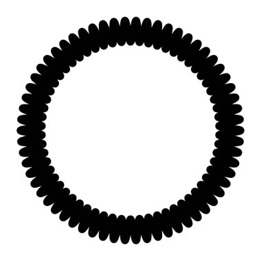 Siyah ve beyaz soyut öğe üzerinde beyaz