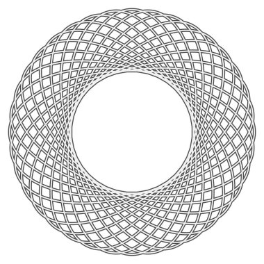 Siyah ve beyaz soyut öğe üzerinde beyaz