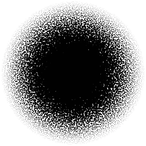 Yarım ton öğe üzerinde beyaz daire içine alın. Dairesel solan daireler dışa