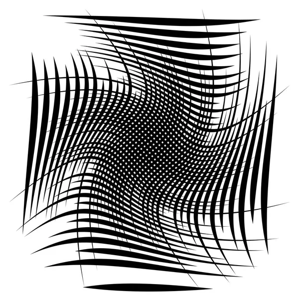Élément Abstrait Noir Blanc Sur Blanc — Image vectorielle