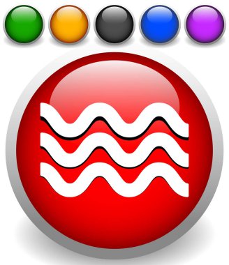 Dalgalar simgesi. Simge su sallayarak için. Okyanus, deniz, havuz simgesi