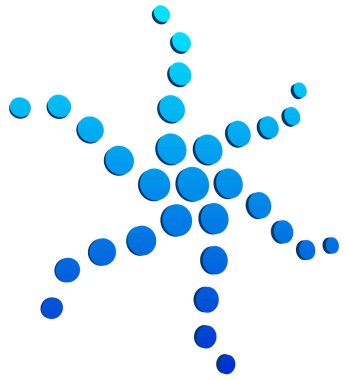 soyut iş logosu sanatsal raster illüstrasyon