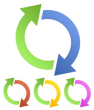 Spin, Twist, döndürme için dairesel, döngü, dönen oklar, exc