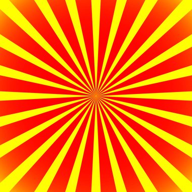 Yıldız patlaması, güneş patlaması geçmişi. Yayılan, yakınlaşan çizgiler Vect