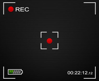 kamera arka plan. kamera arka plan ve kullanıcı arabirimi öğeleri. vizör