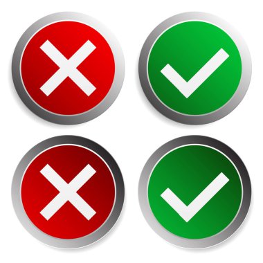 Onay işareti ve x kavramları