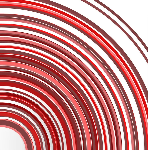 Циркулярное украшение. Красные круги распространяются от нижнего правого кора — стоковое фото