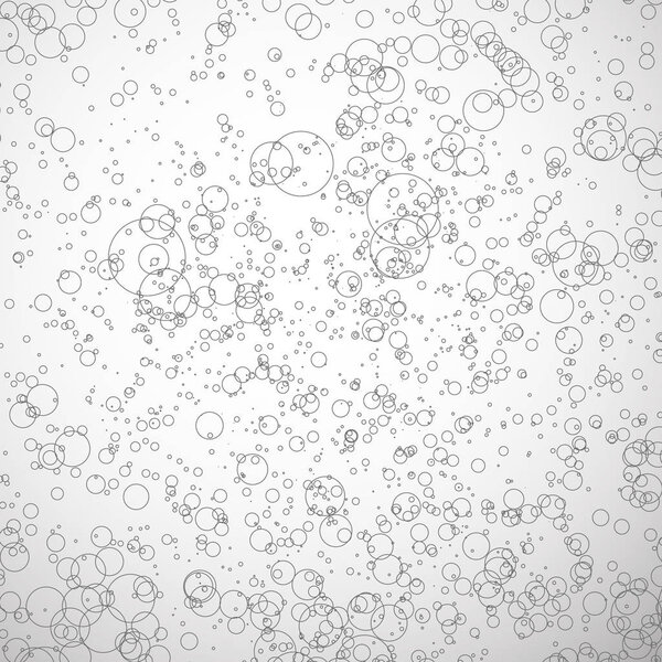Vector texture, pattern with scattered, random circles.