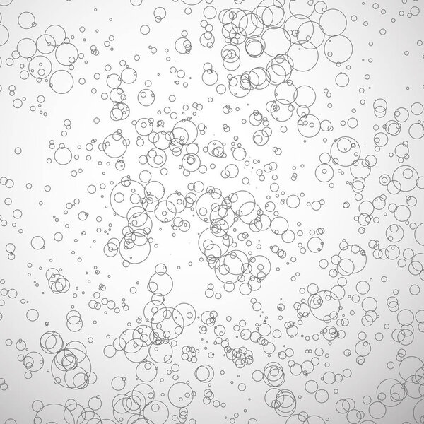 Vector texture, pattern with scattered, random circles.
