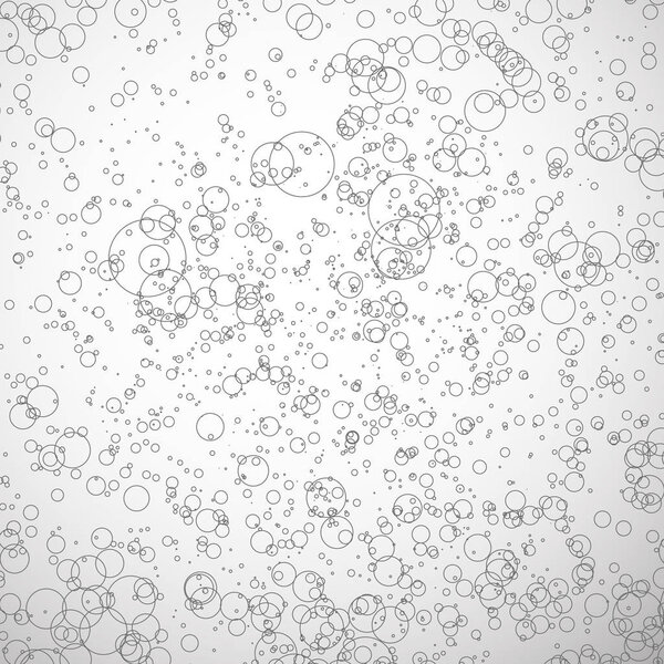Vector texture, pattern with scattered, random circles.