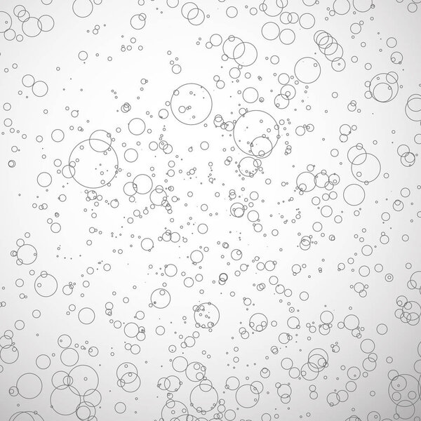 Vector texture, pattern with scattered, random circles.