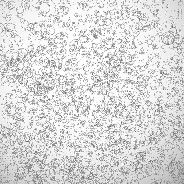 Vector texture, pattern with scattered, random circles.