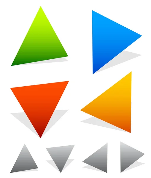 Icone con frecce rivolte verso l'alto, verso il basso, a sinistra e a destra. Grafico vettoriale — Foto Stock