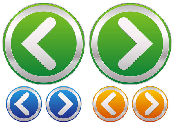 Яркие стрелки влево и вправо. Далее, предыдущие стрелки
.