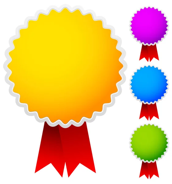 Bright, colorful badges — Stock Photo, Image