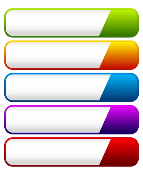 Button or banner vector set — Stock Photo, Image