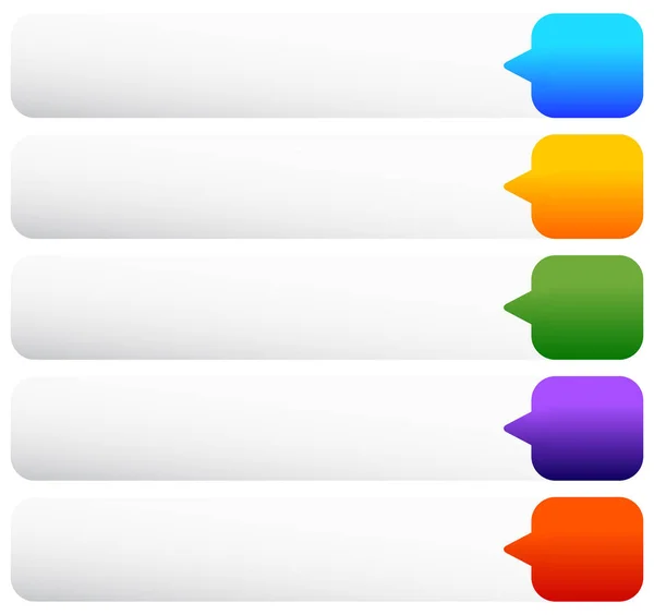 Botão arredondado colorido, fundos de banner. Gráficos vetoriais . — Fotografia de Stock