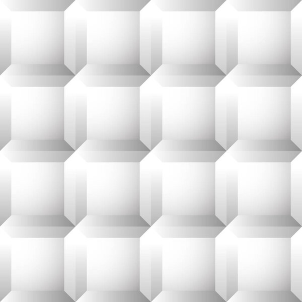 Seamless, repeatable patterns with beveled squares. Abstract gra