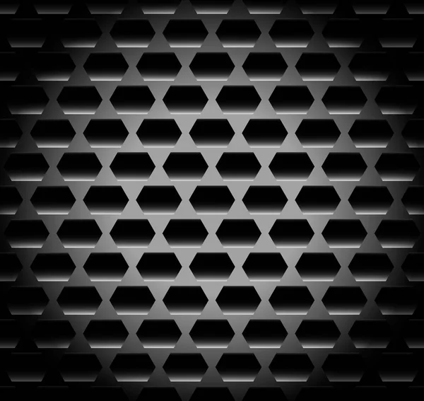 Shaded, Dark background / pattern with hexagonal shapes. repeata — Stock Photo, Image