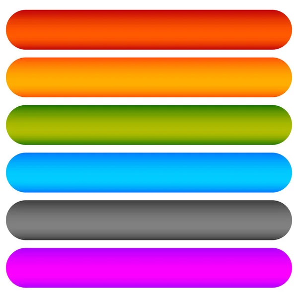 Botón redondeado de color, fondos de banner. Gráficos vectoriales . —  Fotos de Stock