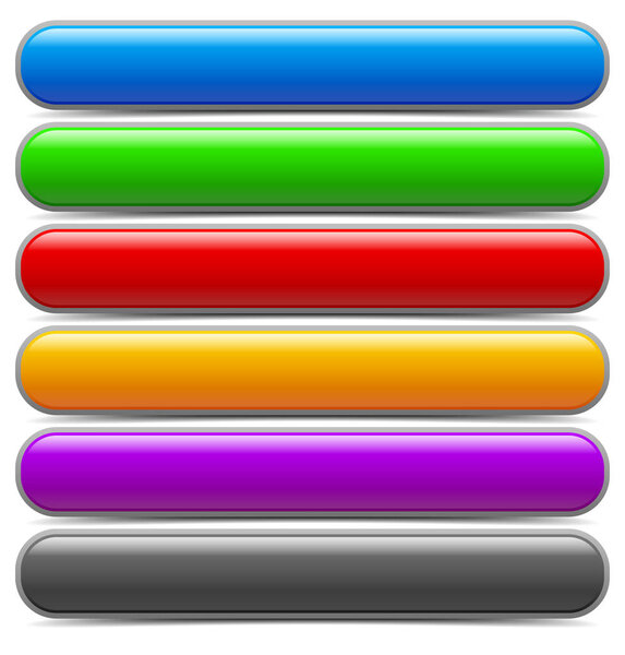 набор красочных кнопок художественная растровая иллюстрация
