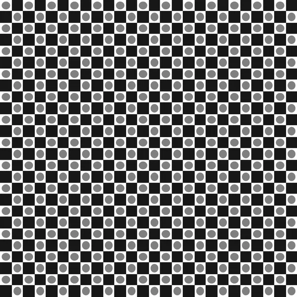 Векторный рисунок чередующихся квадратов и кругов. Повторяемые . — стоковое фото