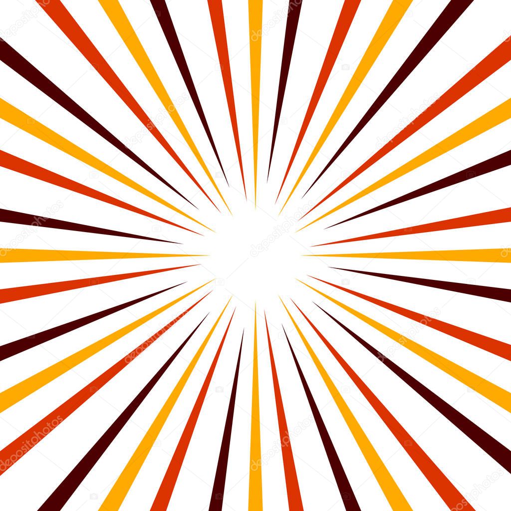 Abstract background with radiating lines. Sunburst, startburst b