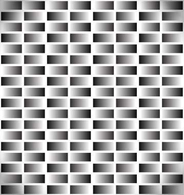 Recta üzerinde alternatif degrade dolgular ile dikdörtgen deseni