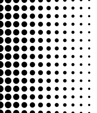 Desen dikey olarak sorunsuz siyah ve beyaz noktalı