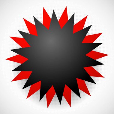 Basit patlama şekli - yarı ton zemin