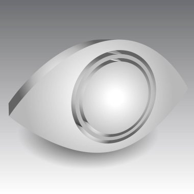 Göz grafiği. Vizyon, görme, görme, gözlem. Vektör.