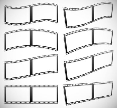Fotoğrafçılık kavramları için film şeridi vektör grafikleri