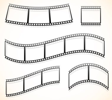 Siyah Beyaz Film şeritler, film bantları