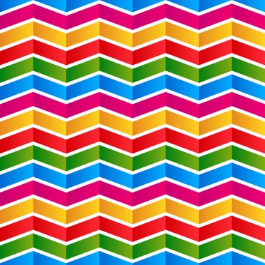 Colorful chevron background, pattern. Seamlessly repeatable. Vec clipart