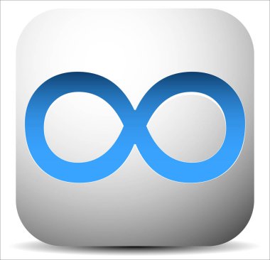 Sonsuzluk sembolü. Ebedi, sonsuz veya döngü, süreklilik