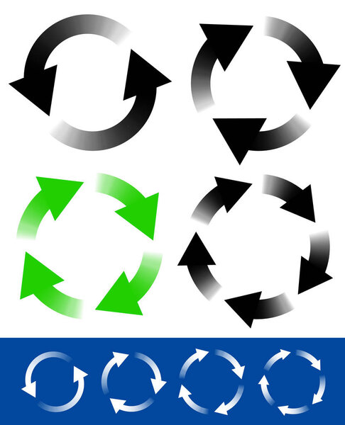 Circular arrows