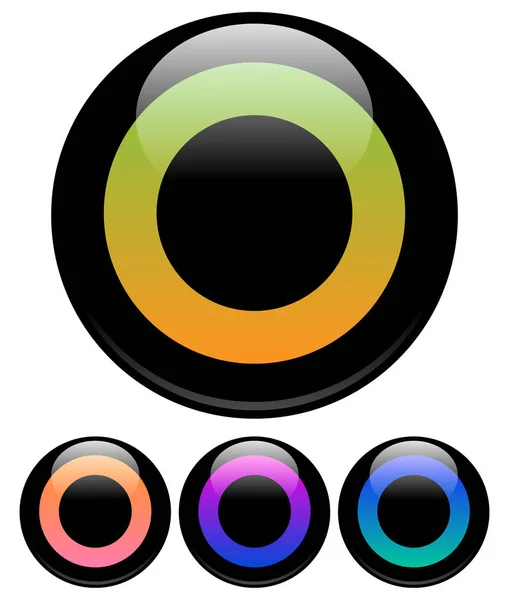 Cirkel pictogrammen, elementen — Stockfoto