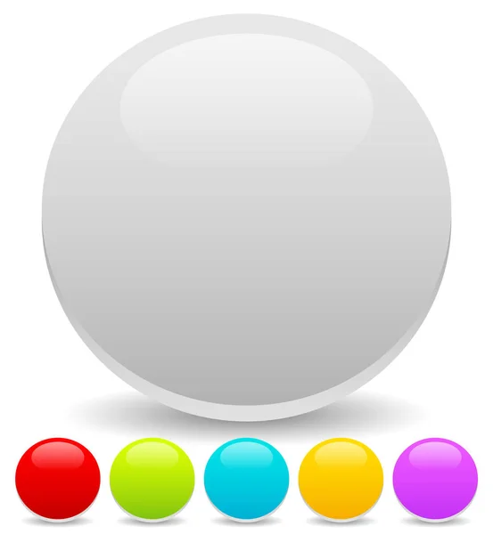 Cirkels, vormen met lege ruimte voor iconen, logo's, teksten — Stockfoto