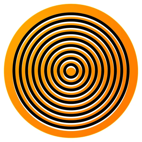 Círculos concéntricos abstractos, anillos en un disco . —  Fotos de Stock