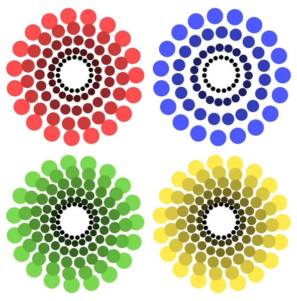 Colorful circle motifs — Stock Photo, Image