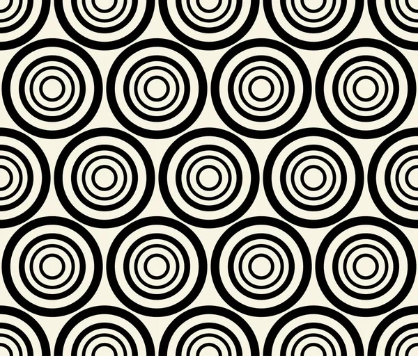 Ομόκεντρους σκούρο μπλε-μαύρο κύκλους σε κίτρινο. επαναλαμβανόμενη μοτίβο — Φωτογραφία Αρχείου