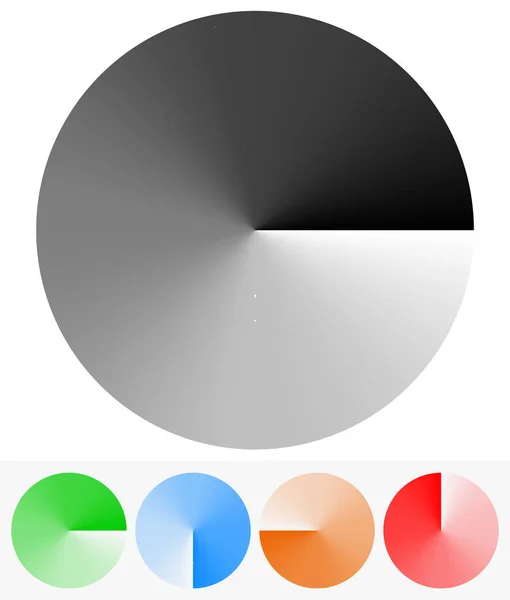 Elementos circulares com transparência (Máscara de opacidade com gradiente — Fotografia de Stock