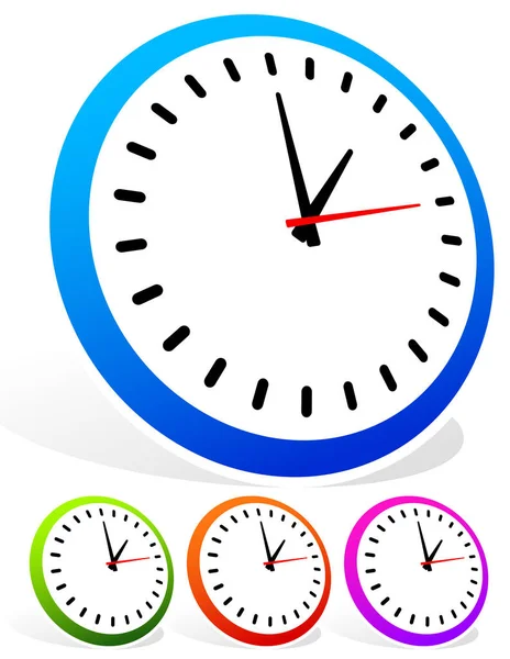 Relógios coloridos — Fotografia de Stock