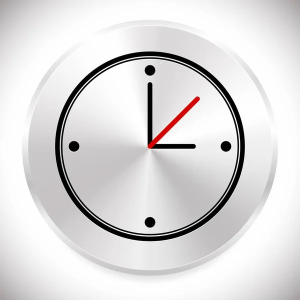 Ikona zegara ściennego. Instrument czasu. Znak zegara, symbol — Zdjęcie stockowe