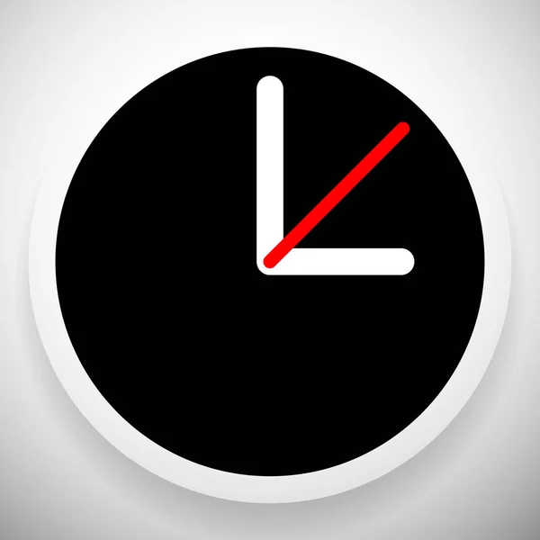 Clock Graphics, Clock Icon. Editable clock with hour, minute and — Stock Photo, Image
